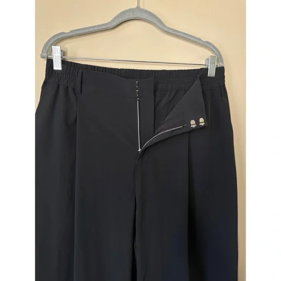 ALO High-Waist Pursuit Trouser Black Size Medium Long - Picture 4 of 12